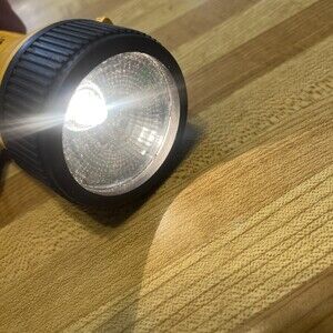 Energizer Industrial 1251 Eveready Heavy Duty Yellow Flashlight Made in USA